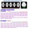 MMBAY Rubber 17MM Green Watch Strap Compatible Swatch Watch Band