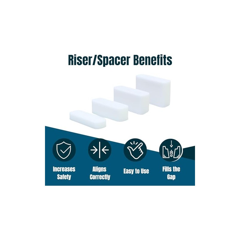 Magnet Riser Compatible with SimpliSafe | Alarm Contact Spacer with
