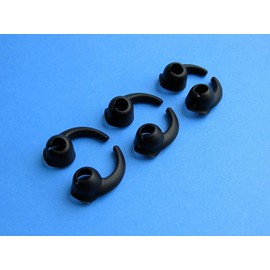 6pcs: 3 Pairs S/M/L (B) Left and Right Side Ear Stabilizers Wing Tips Fins Helper Earbuds Eartips Compatible with Beats Tour 2 Earphones