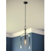 Kenroy Home 91831ORB Capri 1 Light Mini Pendant with Blackened
