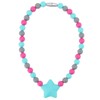 Silicone Baby Teething Necklace Soft Flexible Safe Infant Toddler Teether