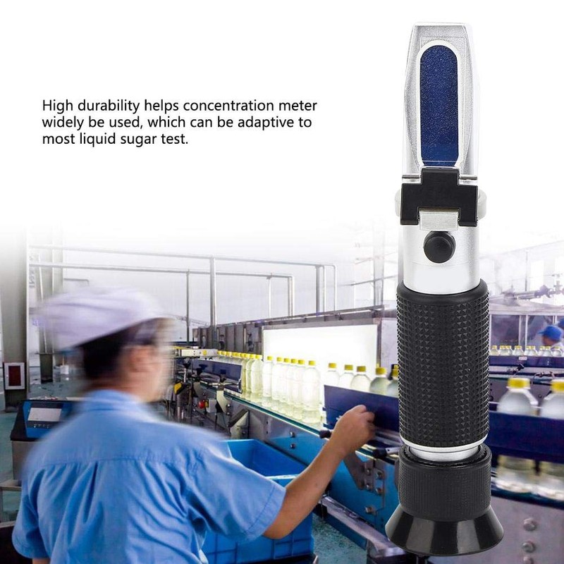 Concentration Meter, Refractometer, RHB-32ATC High Safety Factor 0-50% Sweetness for