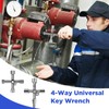 KATIMI 6PCS Gas Meter Box Key Set, Universal Square Gas