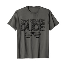 2nd Grade Dude In Sunglasses Back to School Second Grader T-Shirt