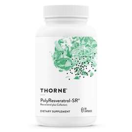 THORNE THORNE PolyResveratrol-SR - Trans-Resveratrol Supplement for Healthy Aging - 60 Capsules