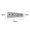 heyous 2 Sets 120x49mm Metal Silver Sectional Sofa Interlocking Connector