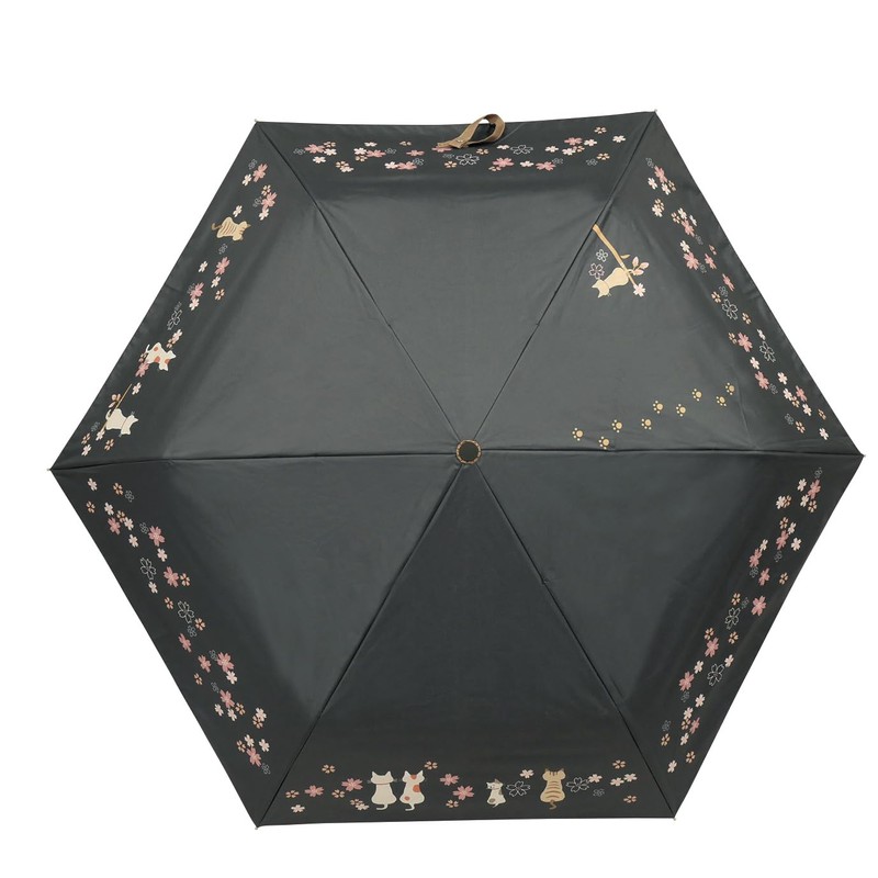 Santos JKO-491-01 Cat Series Folding Umbrella, For Rain or Shine,