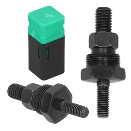 Mandril de repuesto para accesorios de pistola remachadora de tuercas manuales, pieza de repuesto de punta de remachadora M12., pistola remachadora (M6 Verde)