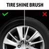 BABYSHEEP Car Tire Shine Applicator,Vegan Tire Shine Brush with Stand
