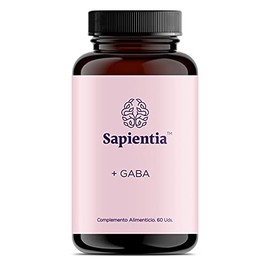 Sapientia  GABA - Valeriana, Gluconato de Magnesio, Melisa, L-Teanina, Pasiflora, Complejo B - Suplemento Alimenticio 100 Natural                     