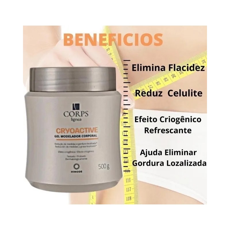 Gel Cryoactive Corps Reductor De Medidas Hinode Brasil 100 Alcanfor