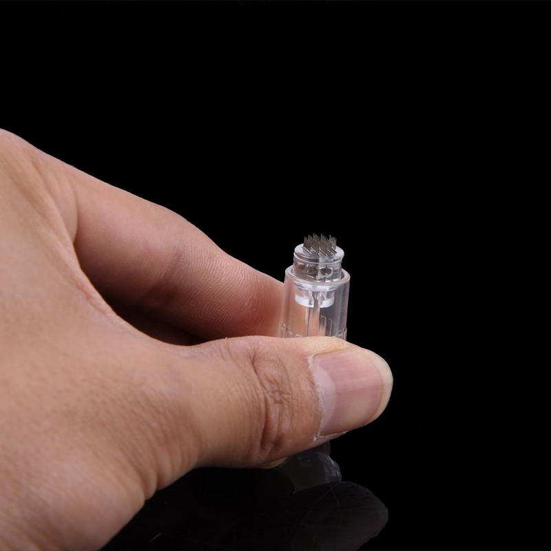 10Pcs Micro Needle Roller with 36 Needles Portable Face Roller