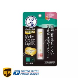 ROHTO Mentholatum Premium Moisturizing Lip Balm Melty Cream Blooming Honey