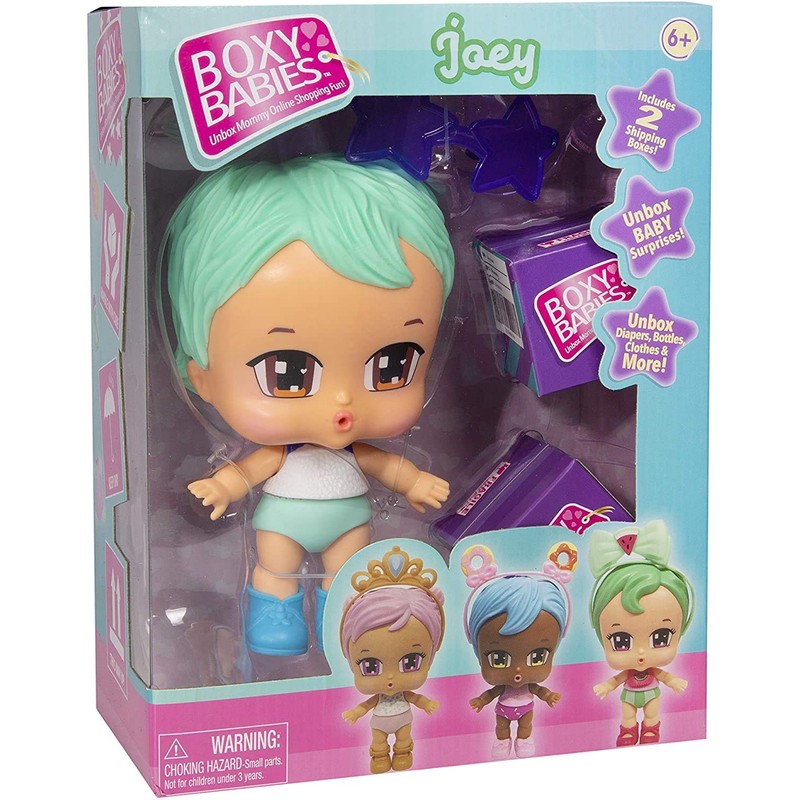 Boxy Babies Season 2 Collectible Fashion Toy - Mint Green