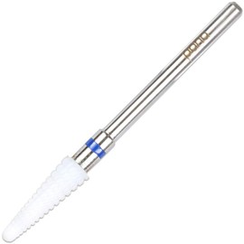 Pana Professional - Small Cone White Ceramic Bit 3/32" Shank Size - Nail Drill Bit for Dremel Machine