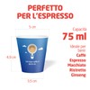 Stone&Stone Espresso Paper Cups, Coffee to Go Cups, 75 ml,