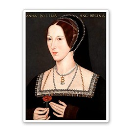Squiddy Anne Boleyn - Vinyl Sticker Decal for Phone, Laptop, Water Bottle (3" high)
