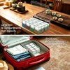 Aserelix Tea Bag Organizer, 2 Pcs Clear Tea Organizers, Acrylic