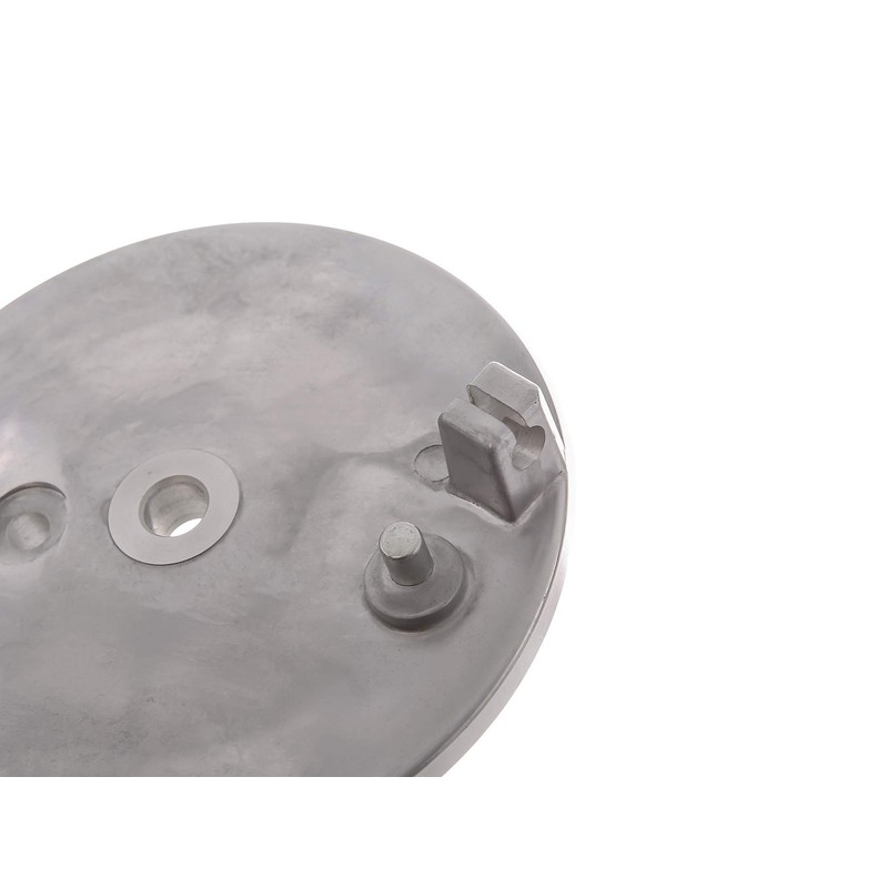MZA Rear Brake Plate Natural with Hole for Brake Contact