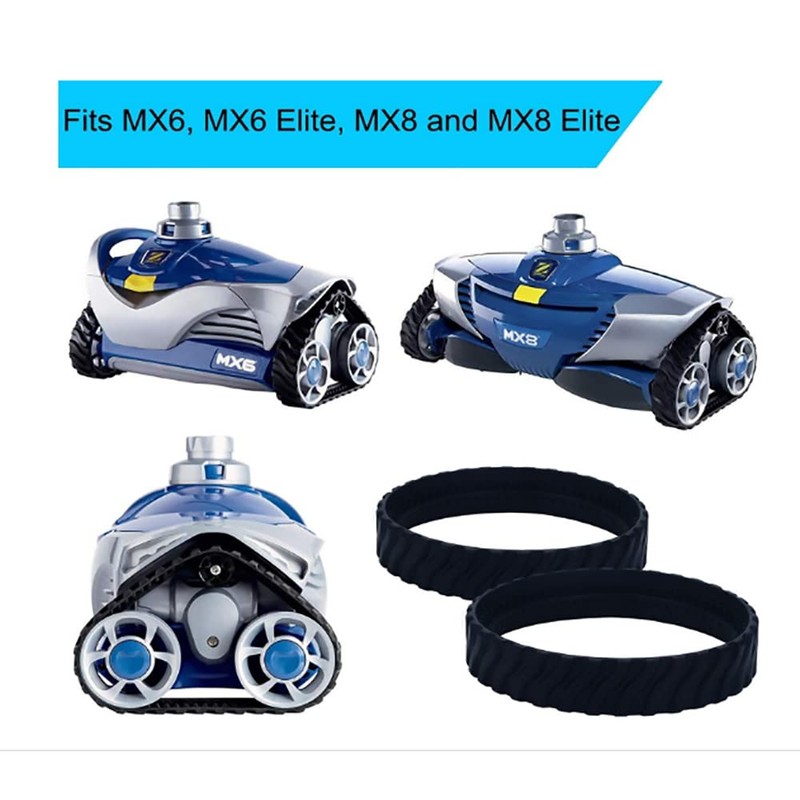 Hsthe Sea 2pcs Pool Cleaning Tire Track adaptable for MX6