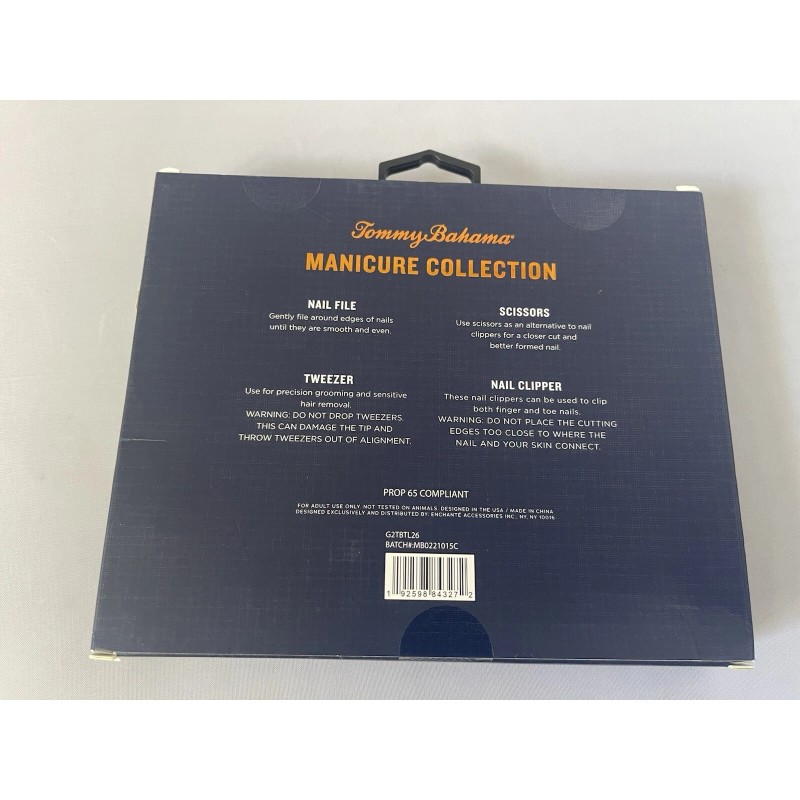 Tommy Bahama Manicure Collection With Travel Case