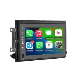 Hiolpen Android 9.0 Car Stereo Radio Carplay GPS Navi, 7 Inch Touch Screen Multimedia System, Support Bluetooth FM WiFi Mirror Link USB for Ford 2004-2014 F150/250/350