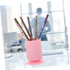 BIUDECO 2pcs Ergonomic Makeup Brush Holder Suction Pen Storage Organizer