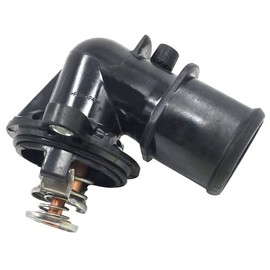 Marketplace Auto Parts Thermostat Housing - with 208 Degree Thermostat - Compatible with 2014-2018 Jeep Grand Cherokee 3.0L V6 Turbo Diesel (W0164-D519495)