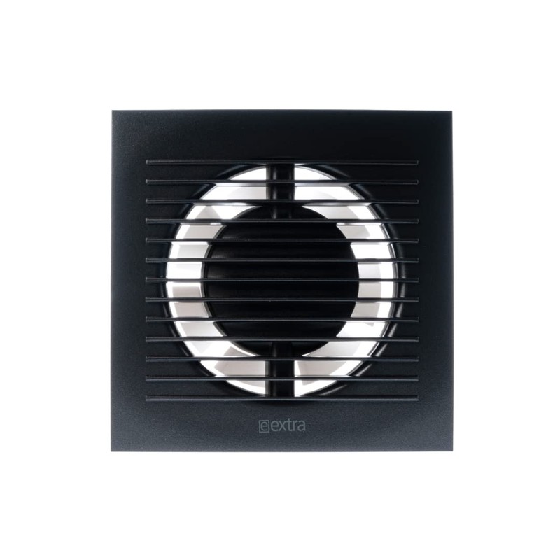Diameter: 100 mm, Anthracite Bathroom Wall Fan, Exhaust Fan, Quiet,