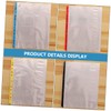 Operitacx 100pcs Sheet Data Protection Film Page Protector Colored Binder