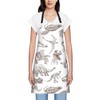 Smooffly Aprons for Home Kitchen A06, Dinosaurs