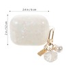 KOMBIUDA Creative Shell Pattern Earbuds Protector Case for Stylish TPU