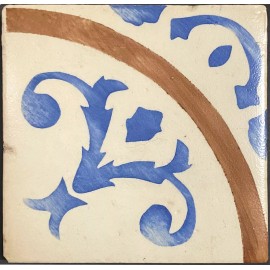 Tabarka Tile  Off White 4 x 4 with distressed edges  Mediterranean 25