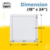 Best 18" x 24" Universal Metal Access Panel with Flange,