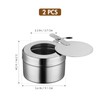 HEMOTON 2 Pieces Stainless Steel Fuel Holder with Cover