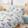 Twin Bed Sheets Set for Boys, 3-Piece Bed Sheet Set