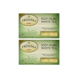 Twinings of London "Fujian Chinese Pure White Tea" : Box of 20 Tea Bags (Pack of 2)