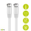 Goobay 50739 SAT Antenna Cable (80 dB), 2X Shielded, 5m