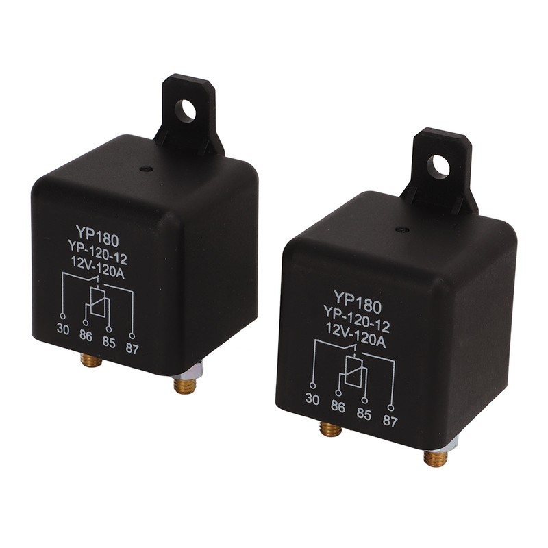 2 Sets 12V 120A Car Starter Relay 4 Pin High