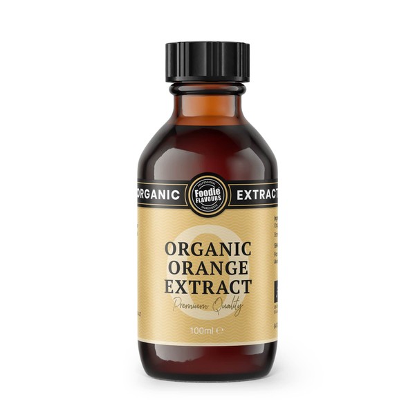 Foodie Flavours Organic Orange Extract - 100ml