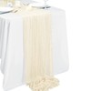 Cheesecloth Table Runner for Wedding Birthday Baby Shower Party Decoration