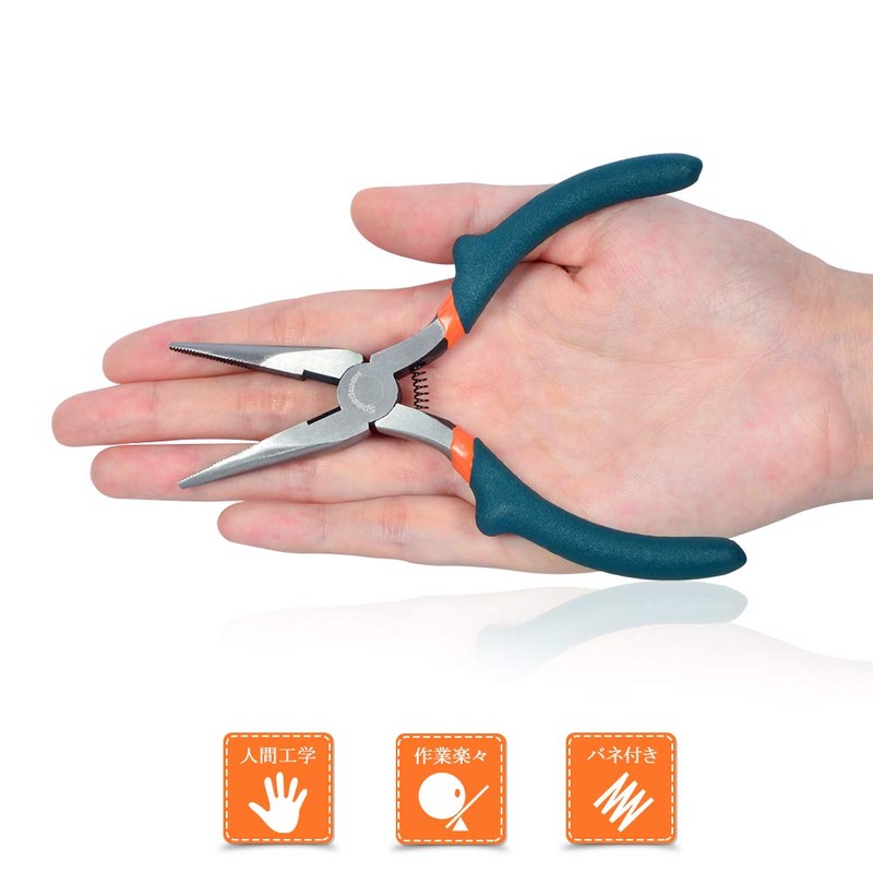 SPEEDWOX Mini Radio Pliers with Groove, Blade Included, Cuttable Shape,