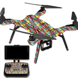 MightySkins Skin Compatible with 3DR Solo Drone Quadcopter wrap Cover Sticker Skins Color Bridge