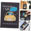 COLLBATH Cartera para Niño, Funda para Pasaporte de Viaje en