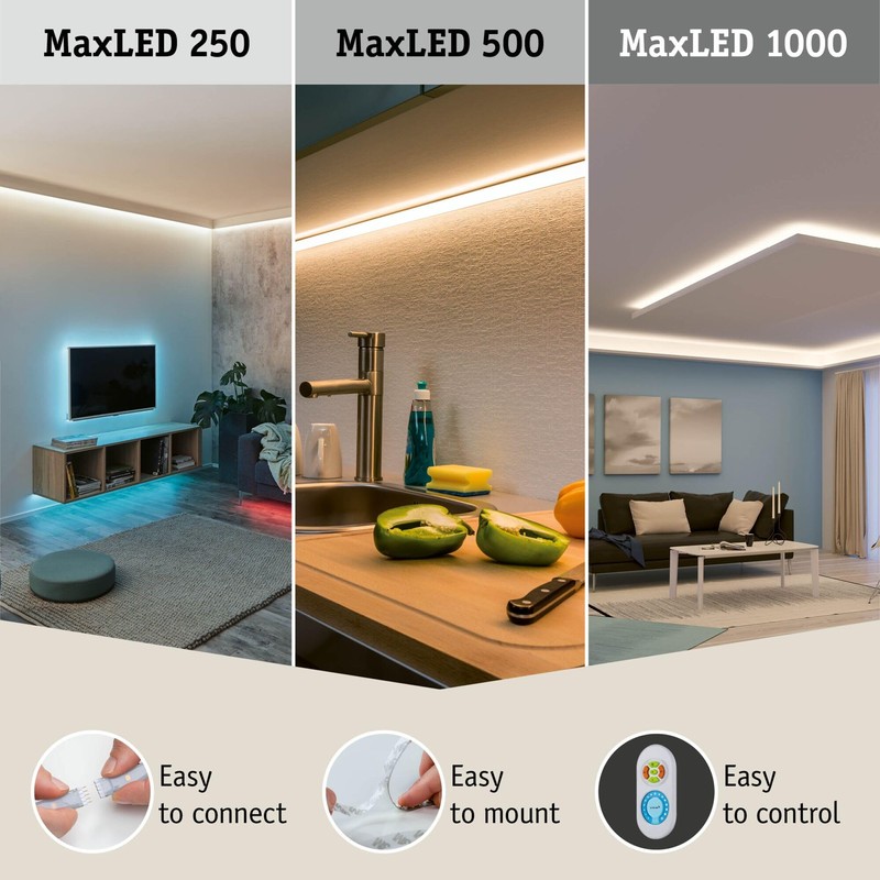 Paulmann 71111 MaxLED 500 LED Strip Full-Line COB 3 m