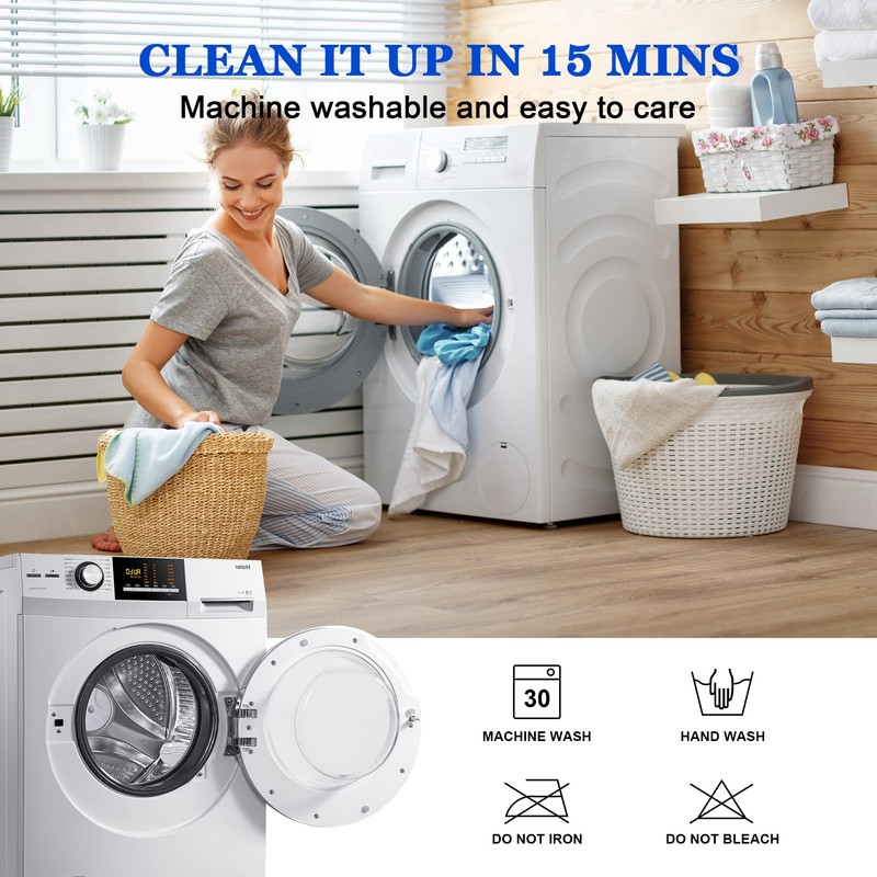 Waterproof Mattress Protector Emperor,200x200cm Mattress Cover for Bed,30cm Deep Pocket