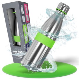 boddels TWEE Drinking Bottle 500 ml / 800 ml – Our Insulated Bottle For Any Occasion, green, 500 ml