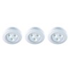 2.99 in. LED White Battery Operated Puck Light (3-Pack)