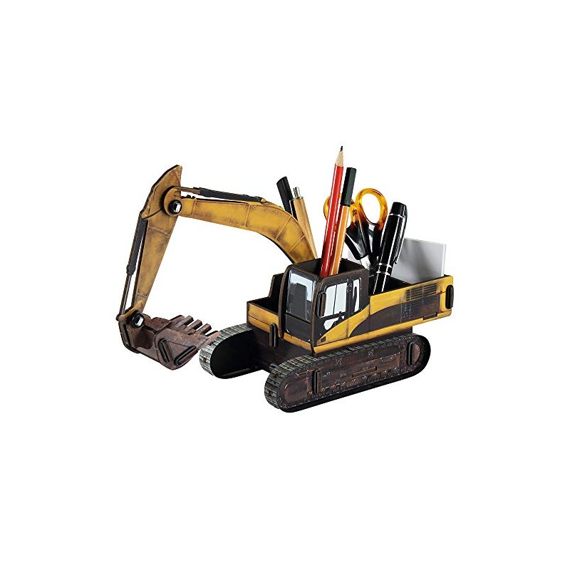 Werkhaus Pencil Box Construction Site Digger 16 x 27 x