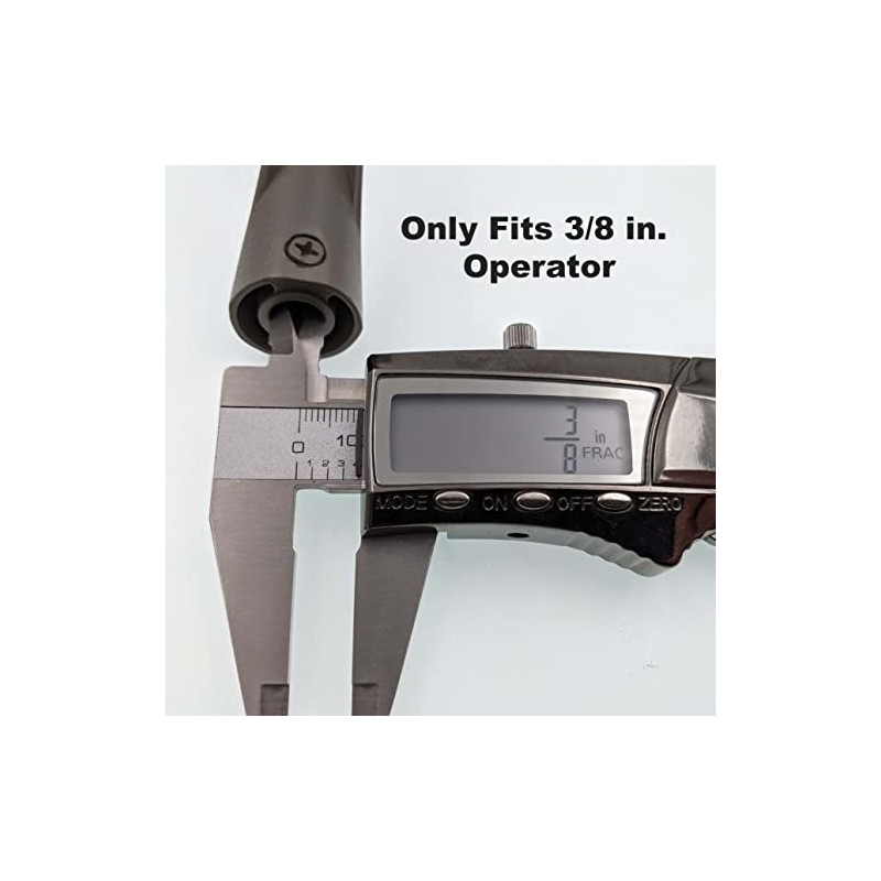 Prime-Line H 3966 Spline Socket Crank Handle, Stone, Smooth 360-Degree